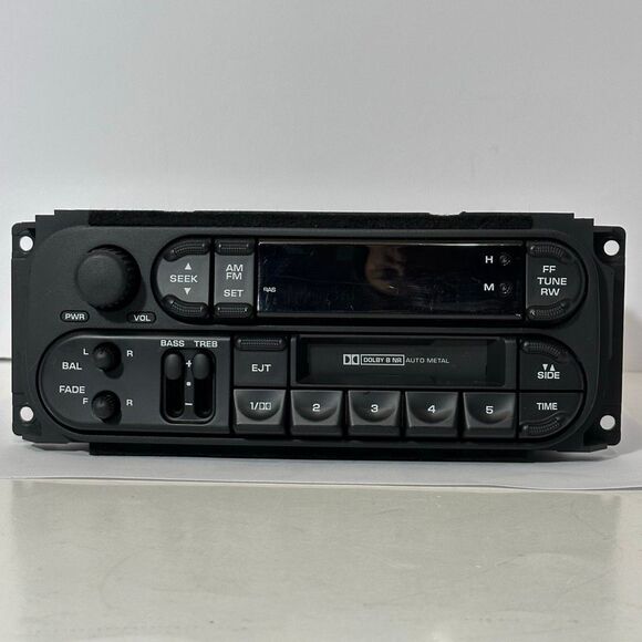 OEM AM/FM Cassette Player Car Radio - Picture 1 of 11